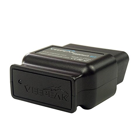 Veepeak OBDCheck BLE Bluetooth 4.0 OBD2 Scanner Adapter for iOS & Android - Auto Check Engine Light Diagnostic Trouble Code Reader Supports Year 1998 and Newer Vehicles in Canada