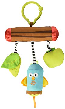 Tiny Love Wind Chimes Clip on Toy, Woodland