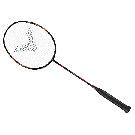VICTOR DX-888H Drive X Series G5 4U Strung Badminton Racket (Moonless Night), Black, Graphite