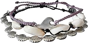 Pura Vida Bracelets Pack Dark Knotted Wave Chain Bracelet Stack - Set of 3 Stackable Bracelets for Women, Summer Accessories & Cute Bracelets for Teen Girls - 1 Chain Bracelet & 2 String Bracelets