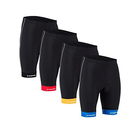 Tenn Mens Coolflo 8 Panel Padded Cycling Shorts