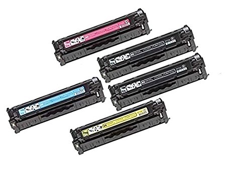 Global Cartridges Premium Quality Re-manufactured Toner Cartridge Set With Additional Black Replacement for Canon 118 (2XBlack,1XCyan,1XYellow,1XMagenta,5-Pack)