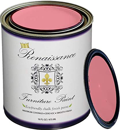 Retique It RFP-P16-VeronaRose by by Renaissance Chalk Finish Paint, 16 oz (Pint), Verona Rose 52