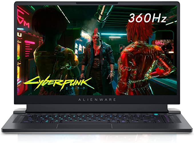 Alienware X15 R1 VR Ready Gaming Laptop - 15.6 inch 360Hz FHD 1080p Display, NVIDIA GeForce RTX 3070, Intel Core i7-11800H (11th Gen), 16GB DDR4 RAM, 1TB SSD, Wi-Fi 6, Windows 11 Home - Lunar Light