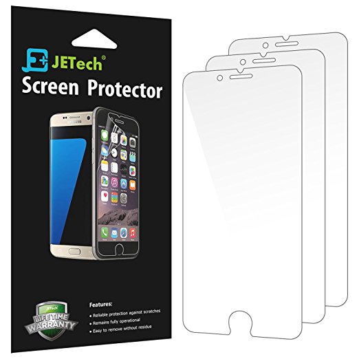 iPhone 6 Plus Screen Protector, JETech 3-Pack Screen Protector Film Retail Packaging for Apple iPhone 6 Plus 5.5 Inch (HD Clear) - 0811