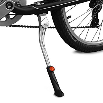 BV Adjustable Kickstand for 24-Inch to 28-Inch Bike, Silver