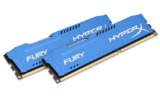 Kingston HyperX FURY 8GB Kit 2x4GB 1600MHz DDR3 CL10 DIMM - Blue HX316C10FK28