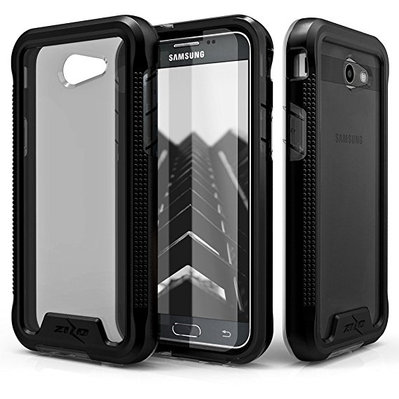 Samsung Galaxy J3 Emerge Case, Zizo [ION Series] w/ [Galaxy J3 Emerge Screen Protector] Clear [Drop Tested] - Galaxy J3 Prime / Amp Prime 2