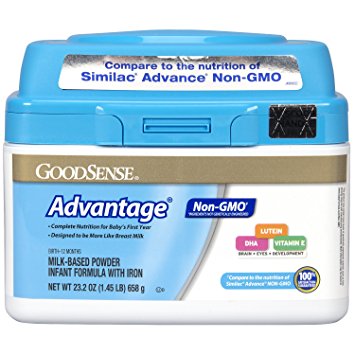 GoodSense Advantage Non-GMO Milk-Based Powder Infant Formula with Iron, 23.2 Ounce