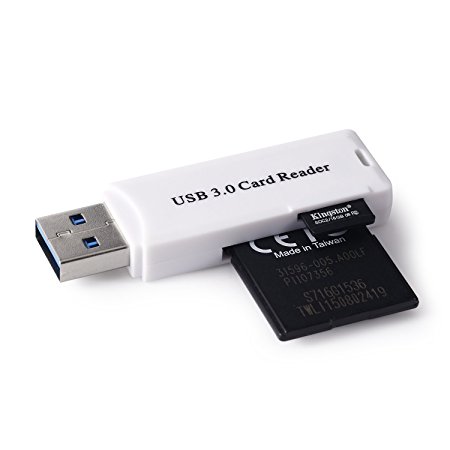 SD Card Reader,LESHP USB 3.0 5Gbps Super Speed Micro SD/TF Card Adapter,Flash Memory Card Reader with OTG Function for SDXC, SDHC, SD, MMC, RS-MMC, Micro SDXC, Micro SD, Micro SDHC Card