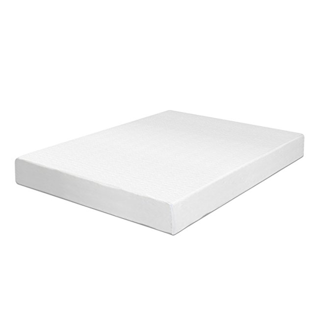 Swiss Ortho Sleep 6-Inch High-Density 2x Layered Full Memory Foam Mattress with Bamboo Cover
