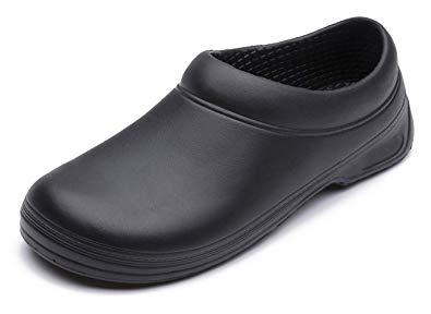 LINGMAO Chef Nurse Shoes for Kitchen Garden Men Women Slip Resistant Clogs Slip on