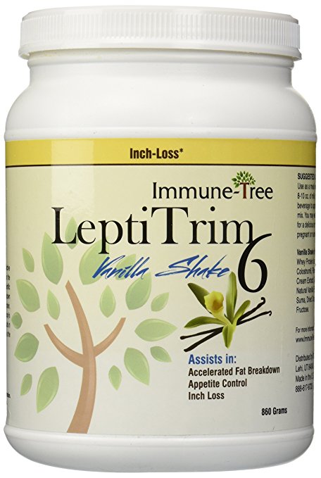 Immune Tree Leptitrim6 Protein Powder, Vanilla Shake, 860 Gram