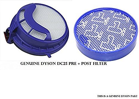 Dyson DC25 Pre Post set (Pre Post Filter Bundle) #DY-919171-02 (Pre) and #916188-01 (Post)