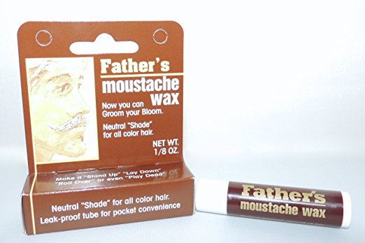 4 Pack Father's Moustache Wax Neutral. Neutral Shade For All Color Hair. Leak Proof Tube For Pocket Convenience.