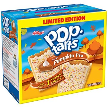 Kellogg's Pop-Tarts - Pumpkin Pie (Limited Edition) - 12 Toaster Pastries, 21.1-oz. Box