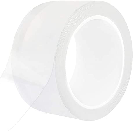 Clear Caulk Strip for Kitchen Sink Bathtub Bathroom Shower Toilet, Transparent PMMA Car Door Guard Tape 2 Inch x 33 Feet