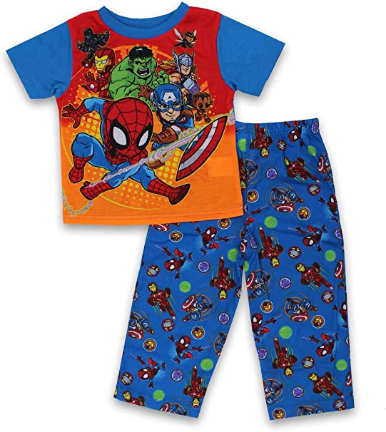 Super Hero Adventures Avengers Toddler Boys 2 Piece Pajamas Set