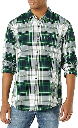 Amazon Essentials Chemise en Flanelle à Manches Longues (Grandes Tailles Disponibles) Homme