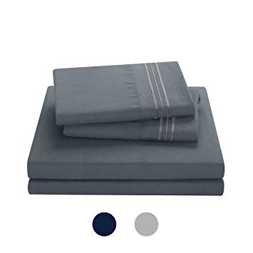 MiaoMao Home 3-Piece Removable Duvet Cover 60''x80''for Weighted Blanket | Machine Washable |16 Ties for Secure Fastening | Extra Soft | Breathable & Cooling - Wrinkle Free(Grey,60"x80")