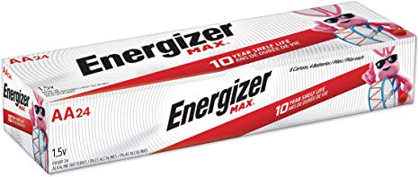 Energizer AA Batteries (24 Count), Double A Max Alkaline Battery – Packaging May Vary