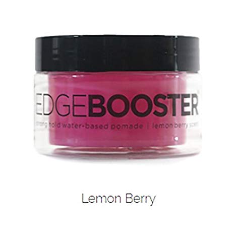 Style Factor Edge Booster Strong Hold Water-Based Pomade 3.38oz - Lemon Berry Scent