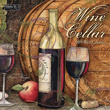 Lang WSBL Wine Cellar 2019 12X12 Wall Calendar (19997001696)