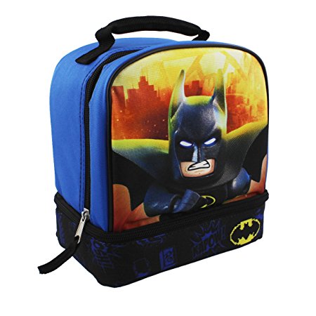 LEGO Batman Drop Bottom Lunch Kit (Blue/Black)