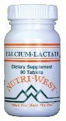 Nutri-West - Calcium-Lactate 90 Tablets