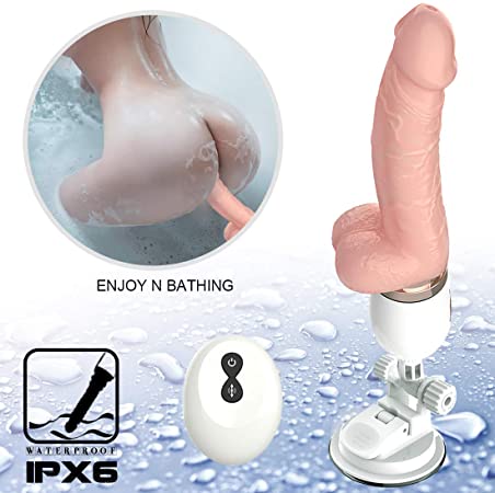 N / A Ands-Free Soft Health Ventosa Dick Wall Heating Flexible Silicone Medical Viberate Toys for Women Adult Vibranting Diloand 7 Speed