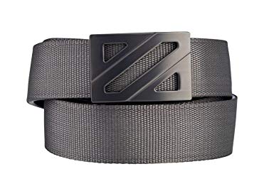 KORE Men’s Track Belt | “Epic” Fashion Buckle & Grey Nylon Web Belt