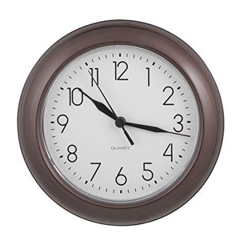 ITC (32000-TF-DB 8" Truffle Round Clock