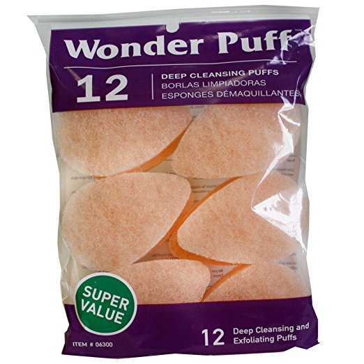 Wonder Puff 12 Deep Cleansing Puffs (3 Pack)
