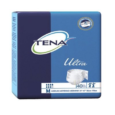 Tena Ultra Briefs (Medium) - Case of 80