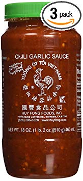 Huy Fong Chili Garlic Sauce, 18-Ounce (Pack of 3)