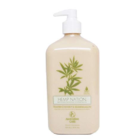 Hemp Nation Toasted Coconut & Marshmallow Moisturizer 18 Oz