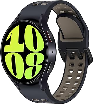 SAMSUNG Galaxy Watch 6 Bespoke Edition 44mm Exclusive Bluetooth Smartwatch, Health, Fitness, Sleep, HR Tracker, Improved Battery, Sapphire Crystal Glass, US Version Graphite Extreme Sport Band, Etoupe