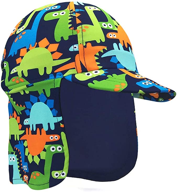 Gifts Treat Kids Legionnaires Hat, UPF 50  Sun Protection Swim Cap Flap Hat for Kids, Quick Drying Boys Sun Hat with Neck Protection for Beach Seaside Pool