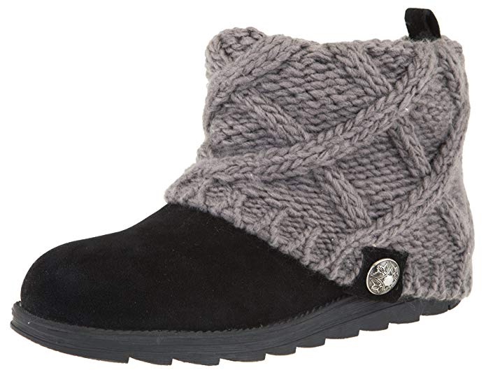 MUK LUKS Women's Patti Cable Cuff Boot