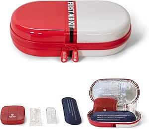 Kitgo Insulin Cooler Travel Carrying Case Gift for Mother Contains Ice Bag Dispenser Pill Box for Medical Essentials and Emergency