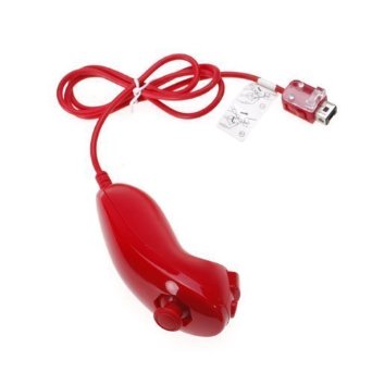 Findway Nunchuck Controller for Nintendo Wii Red