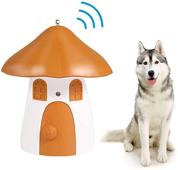 Mimill Ultrasonic Bark Control Device, Anti Barking Device, Sonic Bark Deterrents, Stop Barking Anti Barking Device, Dog Bark Contrl Outdoor Birdhouse
