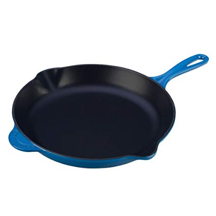 Le Creuset Enameled Cast-Iron 11-3/4-Inch Skillet with Iron Handle, Marseille