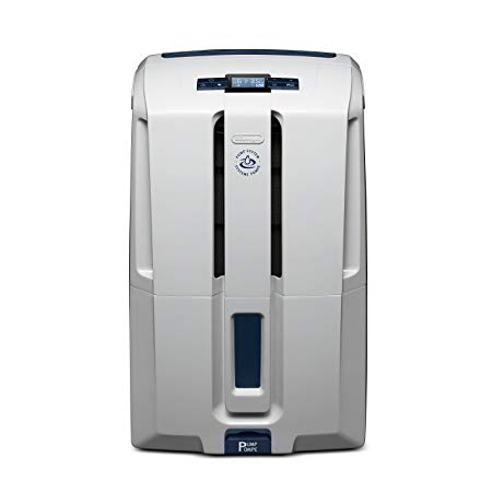 DeLonghi Energy Star 45 Pint Dehumidifier with Aafa Certification, White