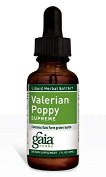 GAIA HERBS Valerian/Poppy Supreme Supplements, 0.74 Pound