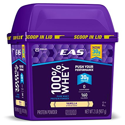 EAS 100% Whey Protein, Vanilla, 2 Pound