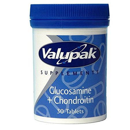 Valupak Supplements Joint Care Glucosamine & Chondroitin Tablets 400/100mg 30 Tablets