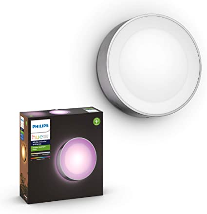 Philips Hue White and colour ambience Daylo Hue WACA Hue White and colour ambience Daylo Hue WACA, Outdoor wall lighting, Stainless steel, Stainless steel, IP44, Garden,Patio, II