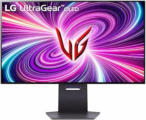 LG Ultragear™ 32GS95UE-B Gaming-PC-Monitor 32 Zoll (81,2 cm) – OLED-Panel FHD-Auflösung, 4K (3840 x 2160), 0,03 ms GtG 240 Hz, DisplayHDR™ True Black 400, DCI-P3 98,5%, AMD FreeSync Premium Pro,