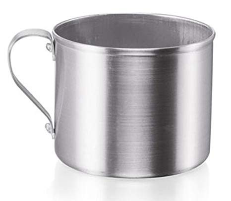 IMUSA USA R200-10 Aluminum Mug 0.7-Quart, Silver